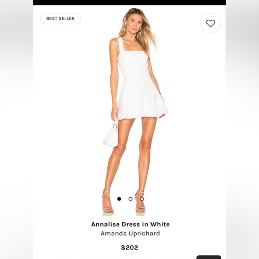 Amanda Uprichard Annalise Dress in White